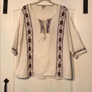 boho top, Lucky Brand